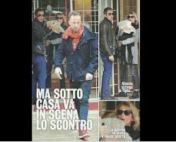 Il presunto flirt fra stefano de martino e alessia marcuzzi. Alessia Marcuzzi Col Marito Sotto Casa Lo Scontro Con Facchinetti Foto Perizona Magazine