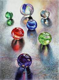 Drawings Of Glass Marbles Google Search Marble Painting Marble Art Glass Marbles