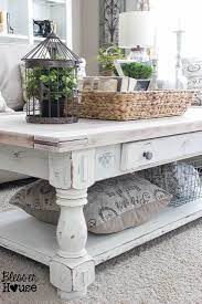 Whether you're looking for end tables or a coffee table. Off White Distressed Coffee Table Collection 37 Coffee Table Decorating Ideas Chic Coffee Table Shabby Chic Coffee Table Chic Living Room Decor