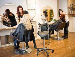 Salon services (hair and beauty supplies) ltd. Situation In A Hair Salon Stock Photo Picture And Royalty Free Image Image 35580278