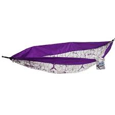 Compared to regular hammocks, this portable hammock chair offers you better seating comfort, quicker setup time and more opportunities to relax indoor Equip 1 Person Travel Hammock Purple Lightning Target