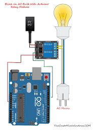 Blink Ac Bulb With Arduino Relay Module Arduino Hobby Electronics Mechatronics