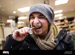 Have a kitkat hi-res stock photography and images