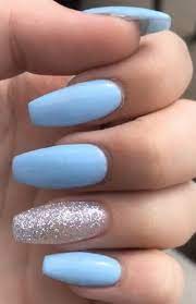 Are you looking for the best acrylic nail color for summer 2020? Baby Blue Acrylic Nails Baby Blue Acrylic Nails Blue Acrylic Nails Pastel Blue Nails