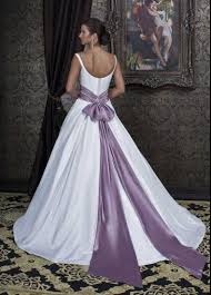 Cheap Shinning V Neck Beads With Long Light Purple Sash Off The Shoulder Wedding Dress Ow Purple Wedding Dress Wedding Dresses Taffeta Colored Wedding Dresses
