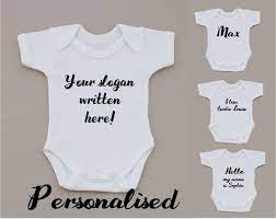 Personalised Unisex Baby Clothing Vest Babygrow Baby Shower Gift Any Slogan Ebay Clothes Unisex Clothing Vest Outfits