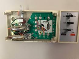 These two connections will ensure that there is power to the thermostat that you are operating. Updating Old Lennox Thermostat Wiring Confusion Home Improvement Stack Exchange