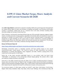 At clayton glass and mirror, our number one priority is customer satisfaction. Million Insights Low E Glass Market Scope Share Analysis And Current Scenario Till 2028 Page 1 Created With Publitas Com