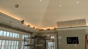 Image Result For Flying Crown Molding On Wall Vaulted Ceiling Lighting Ceiling Trim Ceiling Crown Molding