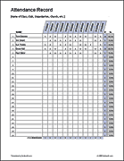 Hello friends, welcome to our website which name is maycalendar.net. Free Printable Attendance Sheets