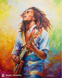 Perfect for a true fan. Digital Art Bob Marley Canvas Wandbehange Autrement Dit Mobel Wohnen
