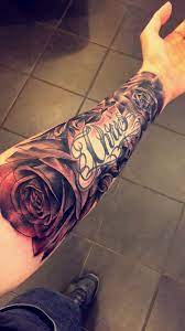 So Far On My Left Forearm Still Not Finished Waiting For A Design Go On The Back Rose Tattoos Best Sleeve Tattoos Body Art Tattoos