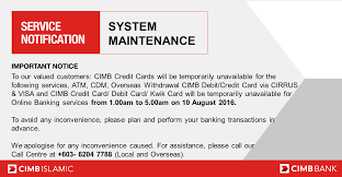 Debit card fees may apply. Cimb Malaysia Important Notice Our Cimb Credit Card Facebook
