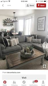 Love The Rustic Grey Theme Natural And Goes With Everything Modern Farmhouse Living Room Decor Farm House Living Room Farmhouse Decor Living Room