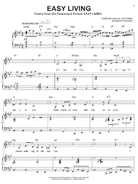 Billie Holiday Easy Living Sheet Music Notes Chords Download Printable Easy Guitar Tab Sku 75661