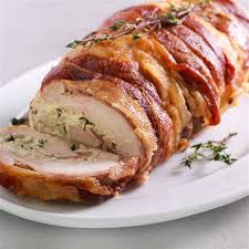 Tuck the remaining three rosemary sprigs along the top of the roll under the twine. Cooking Boned And Rolled Turkey Rolled And Boned Turkey Breast Supervalu Roll Turkey Up To Create A Long Tube Susana Lawing