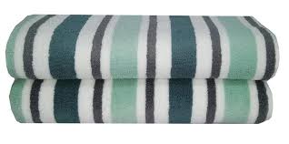 Velour at front with a printed design and terry at back. You Can Get Bath Towels For 3 At Kohl S Right Now