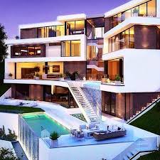 Amazing Modern Home With 5 Floors And An Infinity Pool Modernmansions Modern Mansion Luxury Homes Dream Houses Mansions