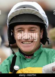 Jockey Barry Geraghty in the parade ring after winning the Guinness Galway  Blazers Handicap Steeplechase aboard Riviera Sun