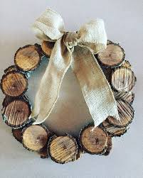 Wood Wreath On Biodegradable Floral Ring With Burlap Bow Lakechickencrafting Burlap Bows Chicken Crafts Wood Wreath