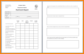 Post Event Report Template Report Template Book Report Templates Sales Report Template
