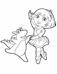 All you need is photoshop (or similar), a good photo, and a couple of minutes. Coloring Store Isa The Iguana Dora The Explorer Coloring Page