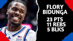 Flory Bidunga Highlights vs. Baylor (23 Pts, 11 Rebs, 5 Blks)