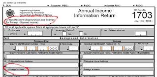 His gross income was enough that he had to file a tax return. Are Ofw S Really Not Required To File Income Tax Returns