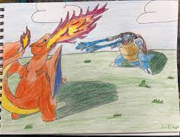 Charizard's better because its dual typed so it gains an immunity and is more diverse than blastoise. Charizard Vs Blastoise Pokemonart