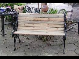 Shop wayfair for all the best wooden benches. Rebuilding A Bench Using Pallet Wood Youtube