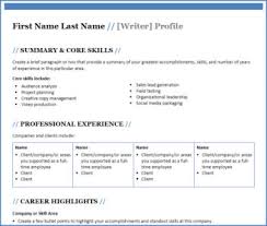 If you would like to push your services, projects and other details to a broader audience, make a difference today. Professional Profile Template Free Download Careermanager Blog