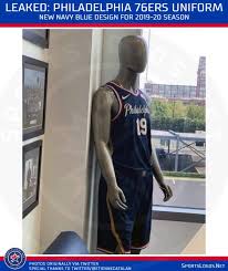 Reviewing the new sixers jerseys. Leak New Philadelphia 76ers Navy Blue Uniform For 2020 Sportslogos Net News