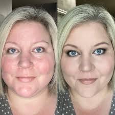 Loving this before & after!! 🥰 Stone contour is fabulous and love it for  redheads!! 🙌 She used Astoria here as well