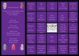 Free Bingo Games To Play On Facebook Color Street Facebook Bingo Color Street Nails Color Street Party Nails