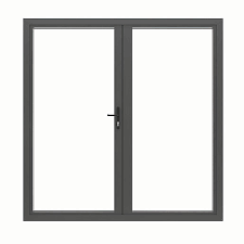 The french doors next weakest link is the bolt/latch that holds the one door in place so the other can latch to it. Jci Aluminium French Door Grey Inwards Opening Wickes Co Uk