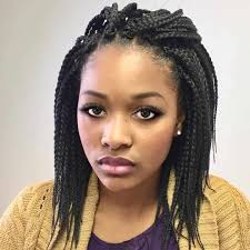 17 Short Box Braid Styles For Every Lady To Try Thrive Naija Box Braids Styling Crochet Braids Hairstyles Short Box Braids