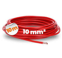 10 Meter Lapp 4520045 H07V-K 10 mm² rot I Verdrahtungsleitung I Aderleitung  flexibel I PVC-Einzelader I Litze 10mm2 I Verdrahtung : Amazon.de: ...