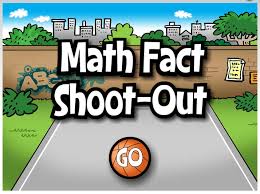 Online Game Math Fact Shoot Out Math Facts Math Fact Games Basketball Math