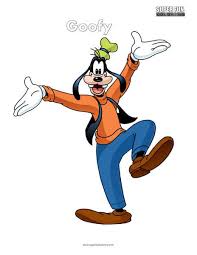 There are 61 goofy coloring pages for sale on etsy, and they cost $5.16 on average. Goofy Coloring Page Super Fun Coloring
