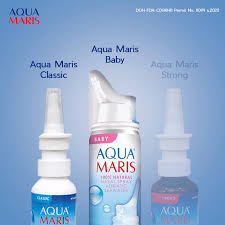 Saline nasal spray (sodium chloride, ocean, ayr saline, humist, rhinaris, nasal, little noses, ocean for kids) is an otc product used to treat nasal congestion and as a pretreatment for nasal steroid administration. Aqua Maris Philippines Home Facebook