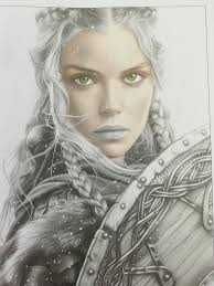 Loved doing her. I find men's faces easier to colour than women's. There  are usually more imperfections in a man's face, creases, wrinkles, scars  and I find that easier than the smooth