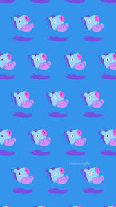 Bt21 Mang Wallpaper Bts Papel De Parede Tela De Bloqueio Bts Wallpaper Florido