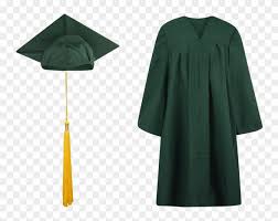 Cap and gown clipart free. Graduation Gown Png Dark Green Graduation Gown Clipart 5132123 Pikpng