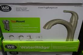 Work the wrench into the small handle set. Water Ridge Seaton Pull Out Kitchen Faucet Costco