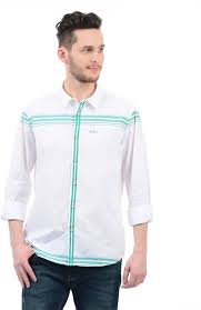 Pepe Jeans Mens Striped Casual White Shirt Buy Pepe Jeans
