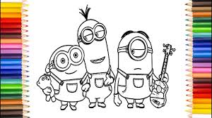 Minions Ausmalbilder Wie Man Minions Zeichnet Malen Youtube