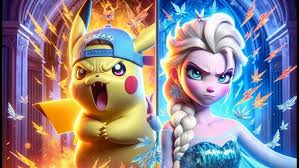Elsa vs. Pikachu: From Rivals to Friends!