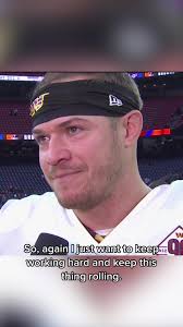 Taylor Heinicke’s journey to being QB1 is anything but traditional. Another  chapter in his incredible story. 🙏 #nfl #nfljourney #football #washington  #commanders #win