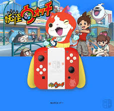 Joy Con Yokai Watch If U Like It Follow Me On Twitter Joycon Nintendo Switch Dock Joy Co Nintendo Switch Accessories Nintendo Switch Nintendo Controller