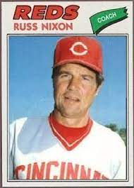 RUSS NIXON | Cincinnati reds baseball, Cincinnati reds, Reds baseball